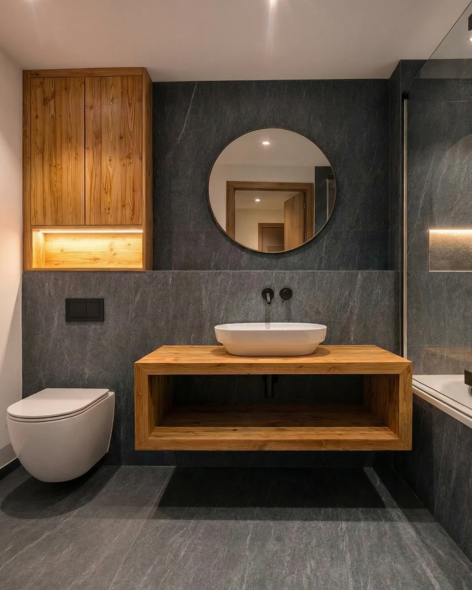 Exklusiver Badezimmer-Umbau in Laax